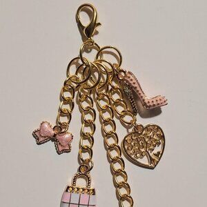 Soft Pink Glam Purse Charm